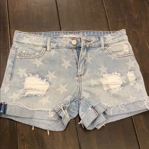 star Jean shorts
